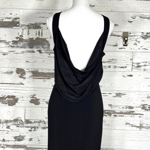 Jay Godfrey Armstrong Cowl Draped Evening Gown Black Sz 2 NWT - Picture 6 of 13